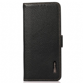 δερματινη θηκη Poco X4 GT Litchi Leather Khazneh Rfid