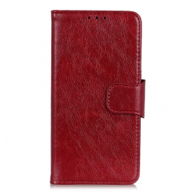 Κάλυμμα Realme 8i Split Nappa Leather