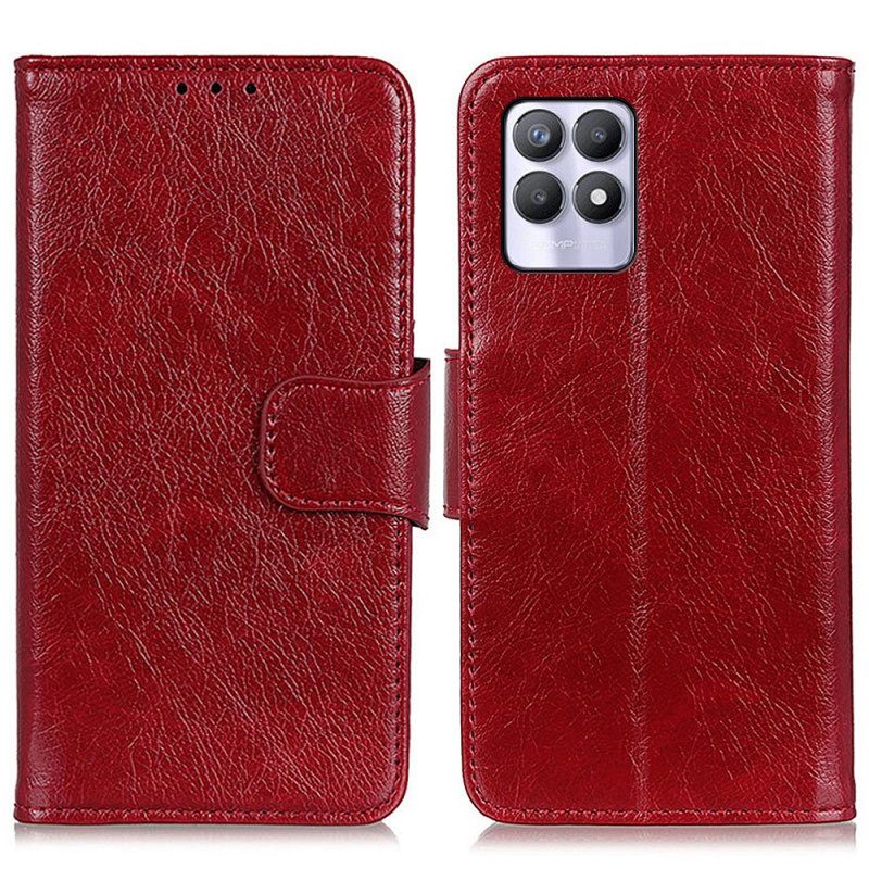 Κάλυμμα Realme 8i Split Nappa Leather