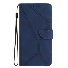 Δερματινη Θηκη Xiaomi 15 Pro Γραμμές Και Ρίγες