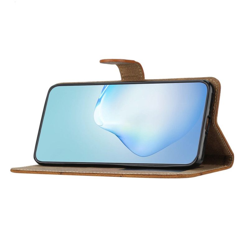 Δερματινη Θηκη Xiaomi 15 Pro Γραμμές Και Ρίγες Με Λουρί