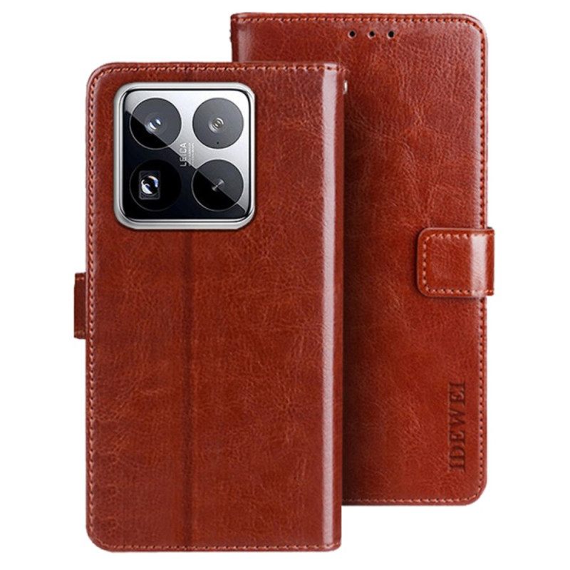 Δερματινη Θηκη Xiaomi 15 Pro Idewei Εφέ Δέρματος