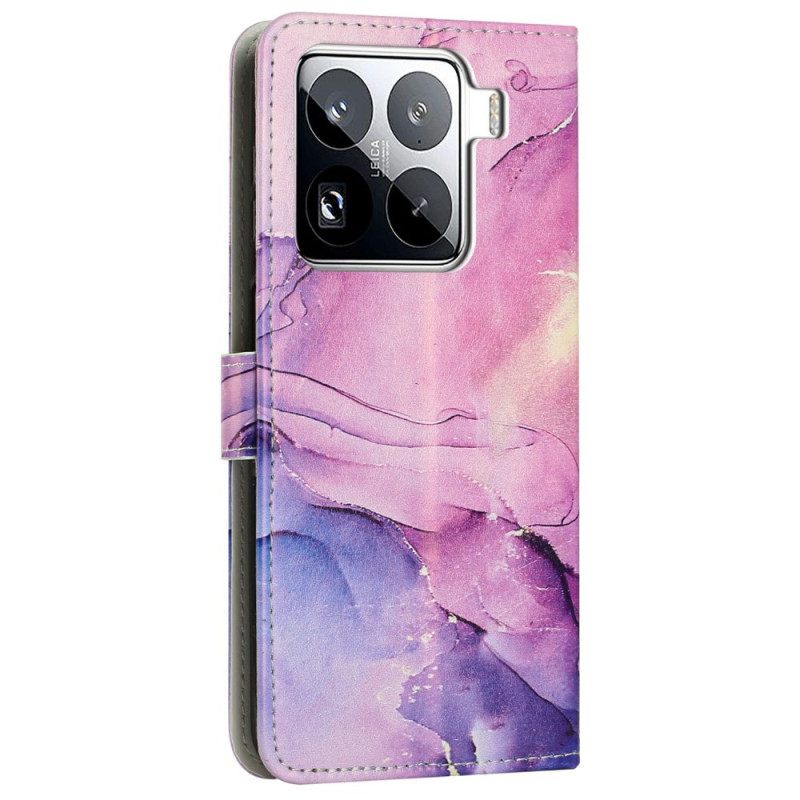 Δερματινη Θηκη Xiaomi 15 Pro Μάρμαρο Εφέ