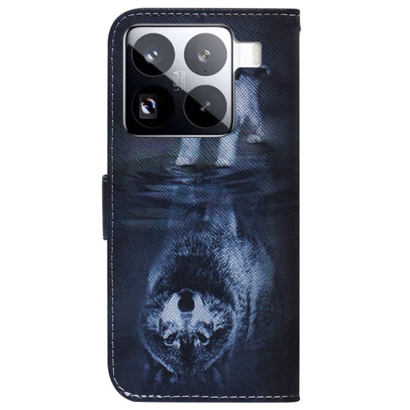 Δερματινη Θηκη Xiaomi 15 Pro Όνειρο Κουταβιού Σιλικόνης