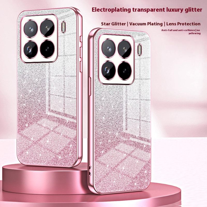 Κάλυμμα Xiaomi 15 Pro Γκλίτερ Με Διαβάθμιση Σιλικόνης