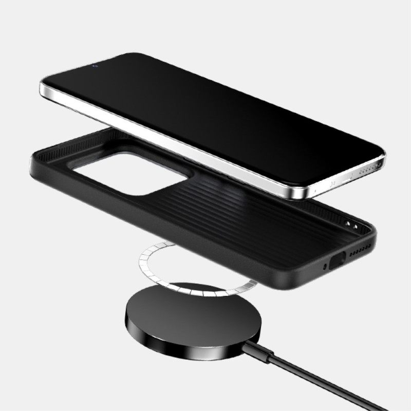 Κάλυμμα Xiaomi 15 Pro Συμβατό Με Magsafe Μικρο-ανάγλυφο Σιλικόνης
