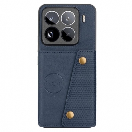 Κάλυμμα Xiaomi 15 Pro Θήκη Καρτών Με Εφέ Δέρματος