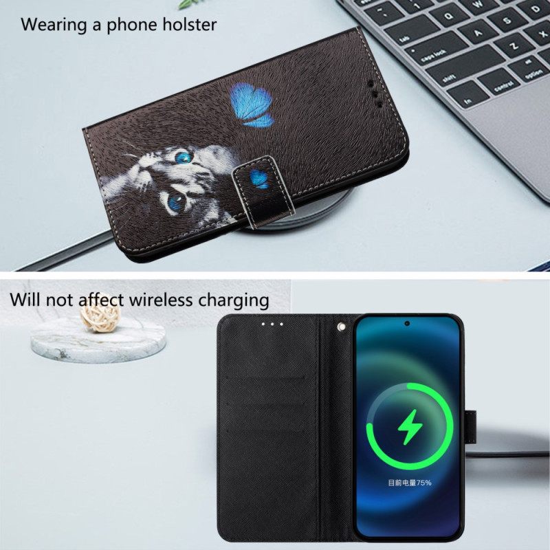 Θηκη Κινητου Xiaomi 15 Pro Πεταλούδα Και Γάτα