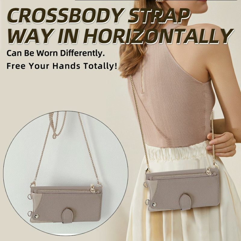 Θηκη Κινητου Xiaomi 15 Pro Θήκες Κινητών Πορτοφόλι Και Αλυσίδα