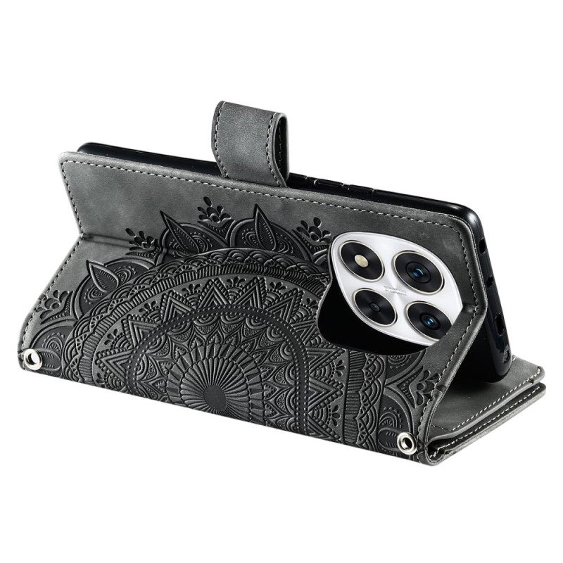 Δερμάτινη Θήκη Κινητού Poco X7 5g Θήκες Κινητών Πορτοφόλι Με Εφέ Σουέτ Mandala