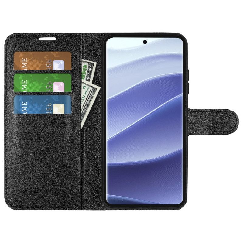 Δερματινη Θηκη Poco X7 5g Κλασικό Τεχνητό Δέρμα Λίτσι Σιλικόνης