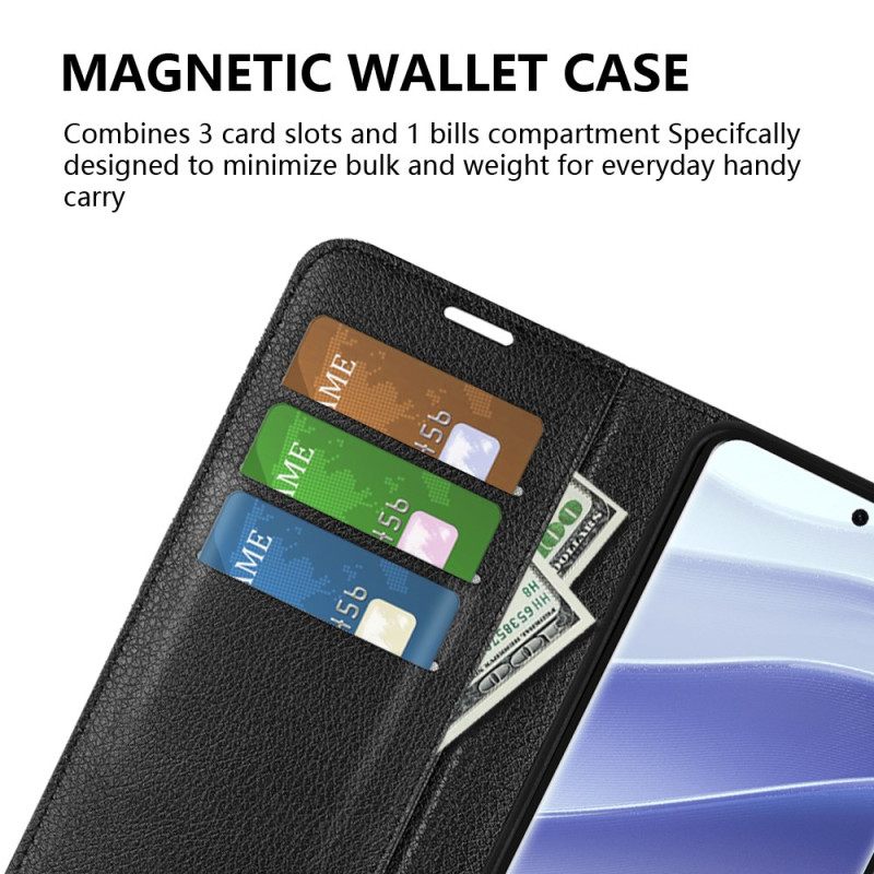 Δερματινη Θηκη Poco X7 5g Κλασικό Τεχνητό Δέρμα Λίτσι Σιλικόνης