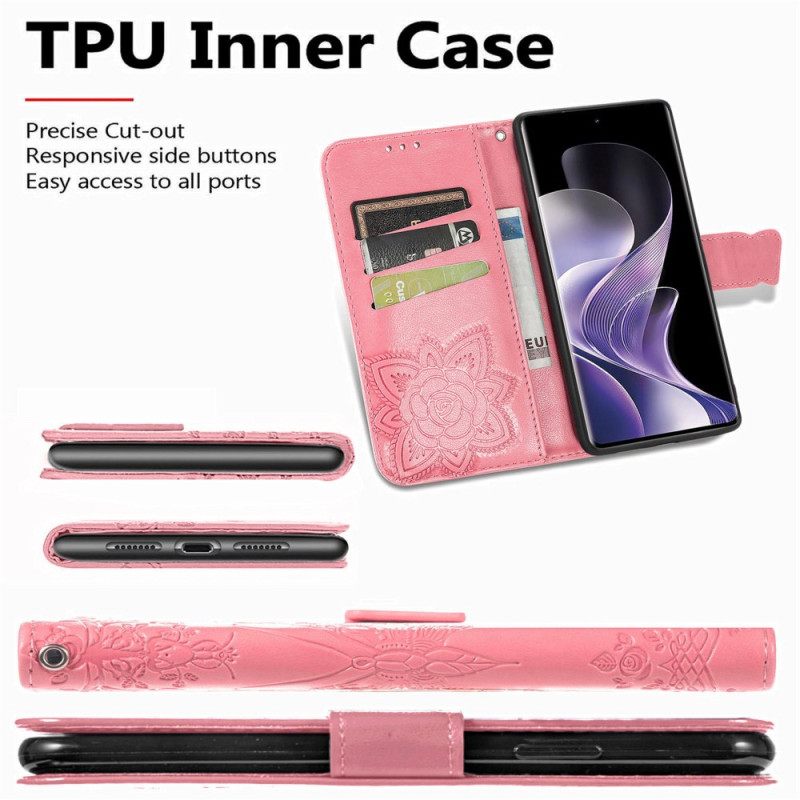 Δερματινη Θηκη Poco X7 5g Μπαρόκ Πεταλούδα