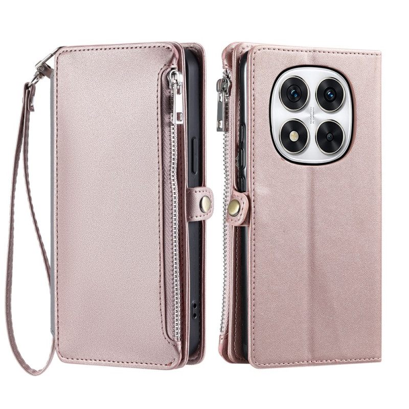 Δερματινη Θηκη Poco X7 5g Πορτοφόλι Και Κορδόνι