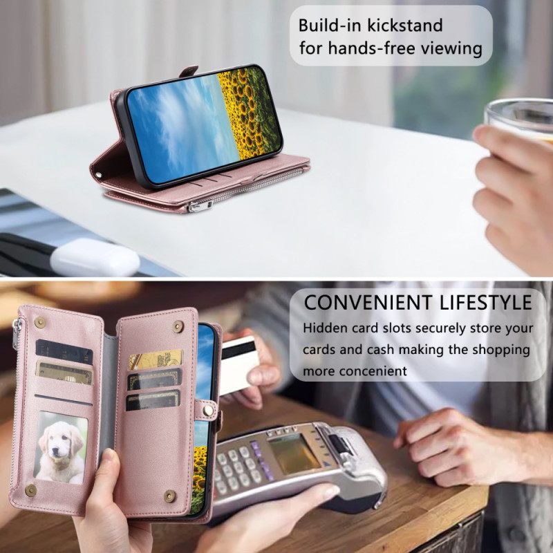 Δερματινη Θηκη Poco X7 5g Πορτοφόλι Και Κορδόνι