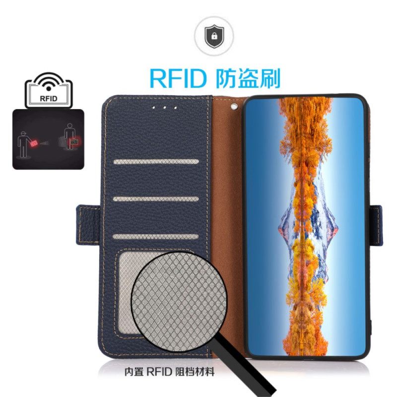 Δερματινη Θηκη Poco X7 5g Προστασία Kazneh Rfid Δέρμα