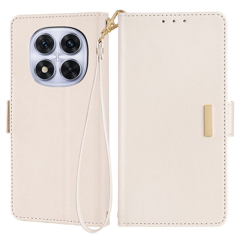 Δερματινη Θηκη Poco X7 5g Χρυσό Κούμπωμα