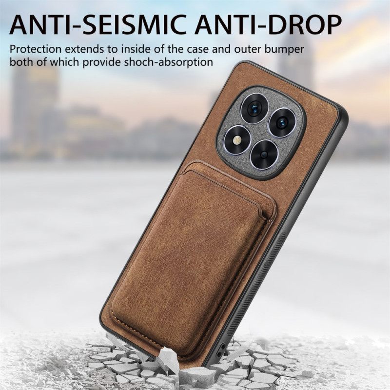 Κάλυμμα Poco X7 5g Αποσπώμενη Θήκη Καρτών Με Εφέ Δέρματος Σιλικόνης