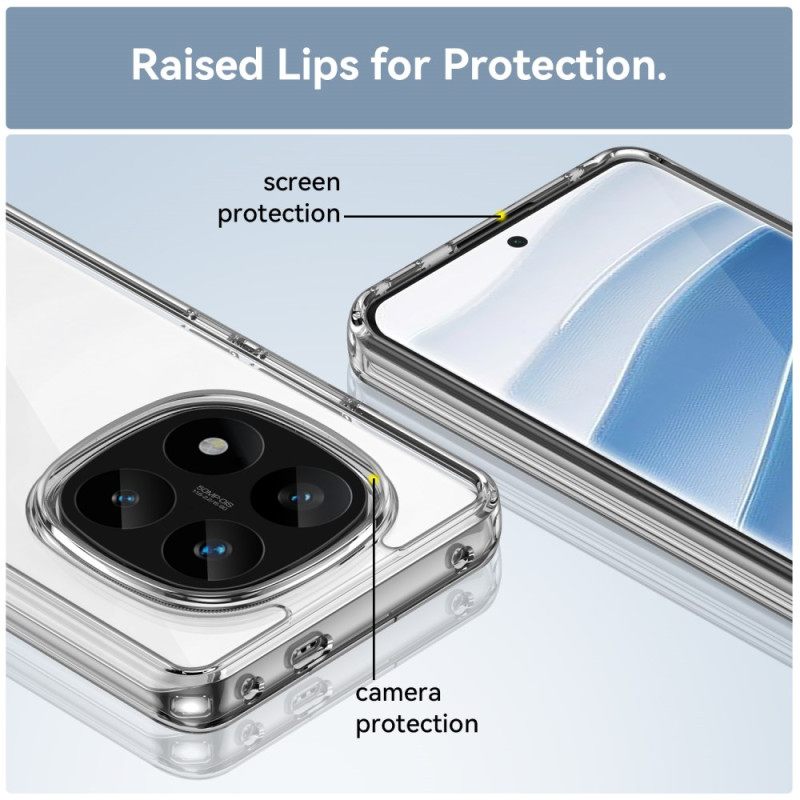 Κάλυμμα Poco X7 5g Διαφανές Με Προστατευτικό Οθόνης Από Σκληρυμένο Γυαλί Πλήρους Κάλυψης Σιλικόνης