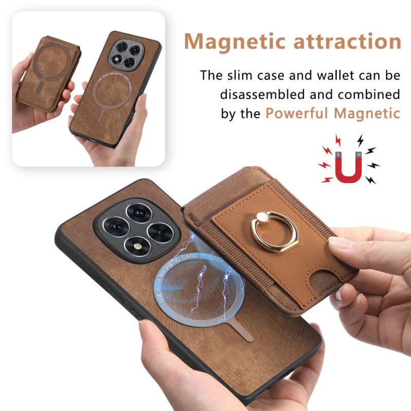 Κάλυμμα Poco X7 5g Μαγνητική Θήκη Καρτών Με Κάθετο Πτερύγιο