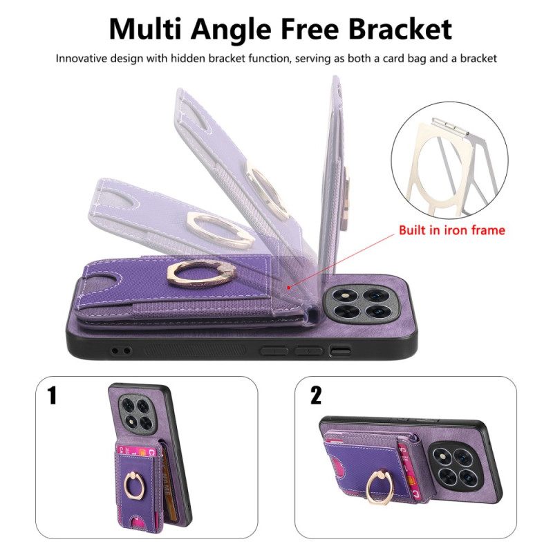 Κάλυμμα Poco X7 5g Μαγνητική Θήκη Καρτών Με Κάθετο Πτερύγιο