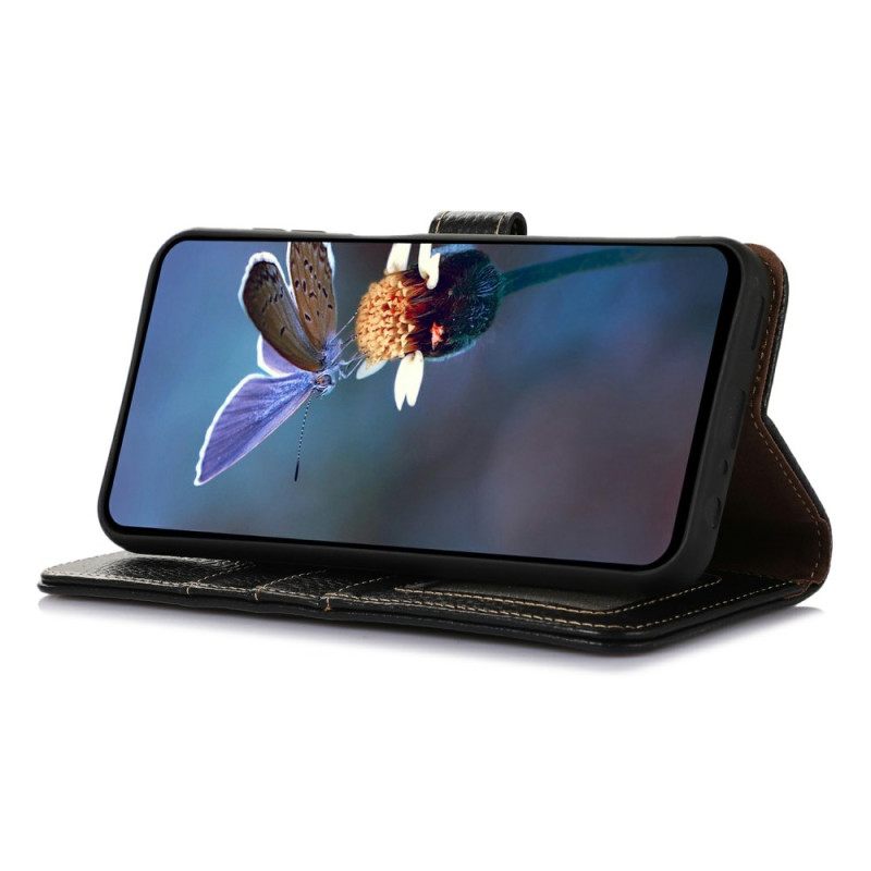 Θηκη Κινητου Poco X7 5g Γνήσιο Δέρμα Προστασία Rfid