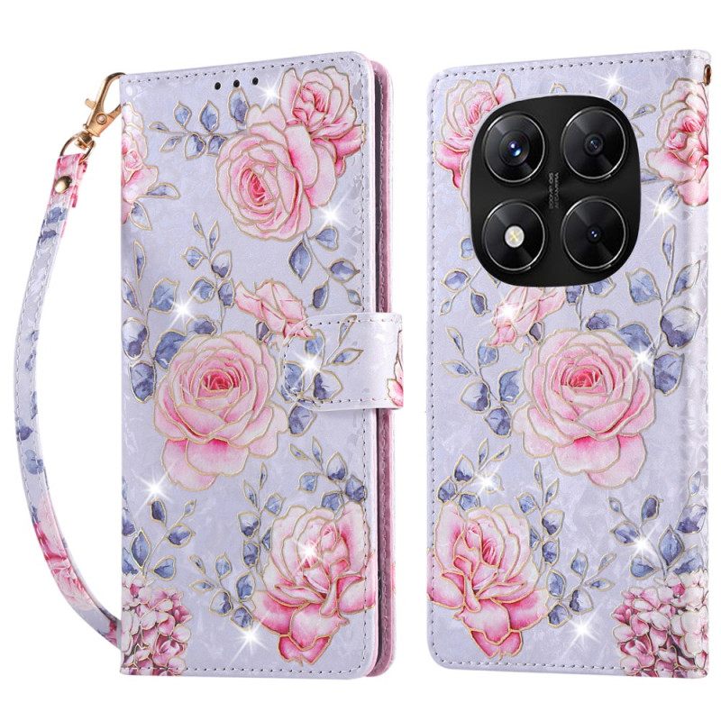 Θηκη Κινητου Poco X7 5g Θήκες Κινητών Σχέδιο Λουλουδιών Με Μπλοκάρισμα Rfid