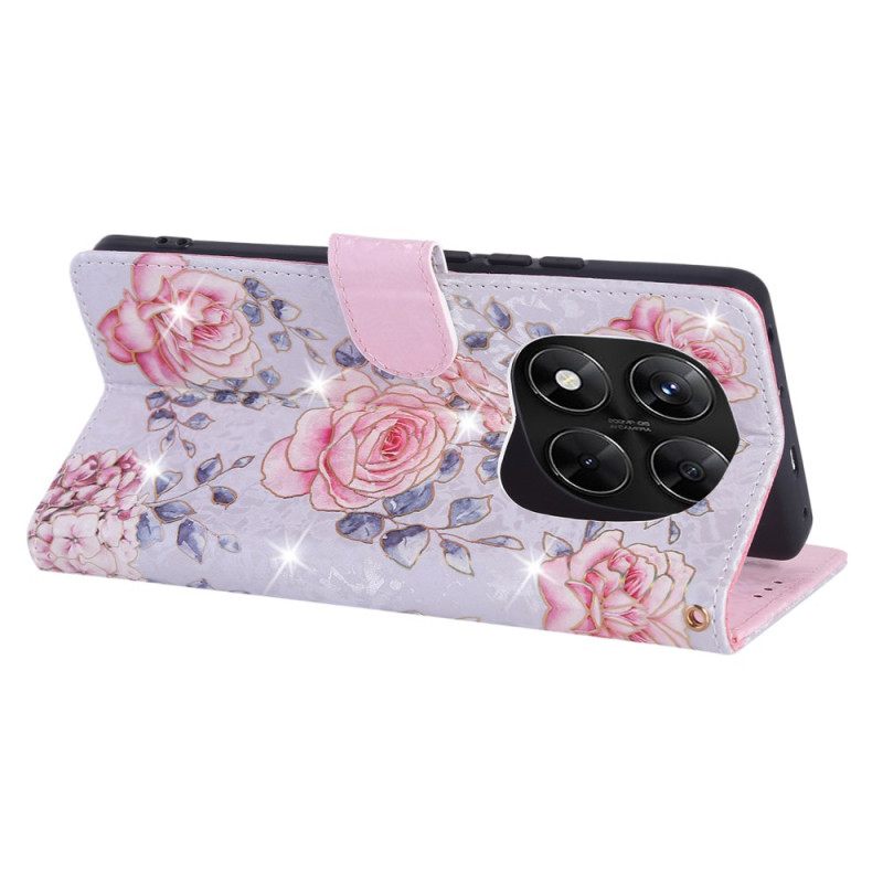 Θηκη Κινητου Poco X7 5g Θήκες Κινητών Σχέδιο Λουλουδιών Με Μπλοκάρισμα Rfid