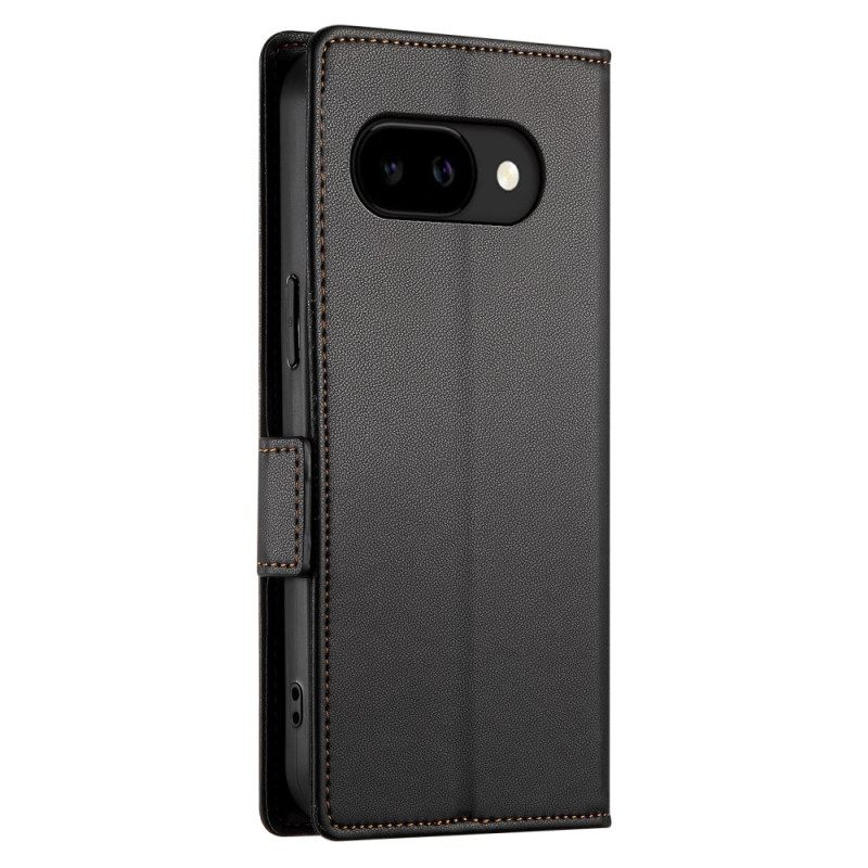 Δερματινη Θηκη Google Pixel 10a Διπλό Κούμπωμα Σιλικόνης