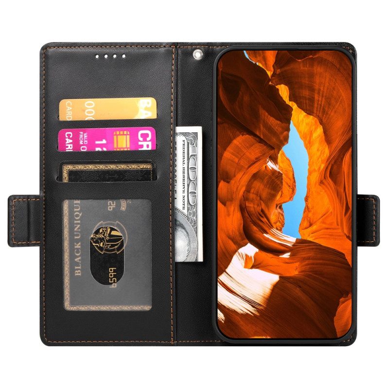 Δερματινη Θηκη Google Pixel 10a Διπλό Κούμπωμα Σιλικόνης