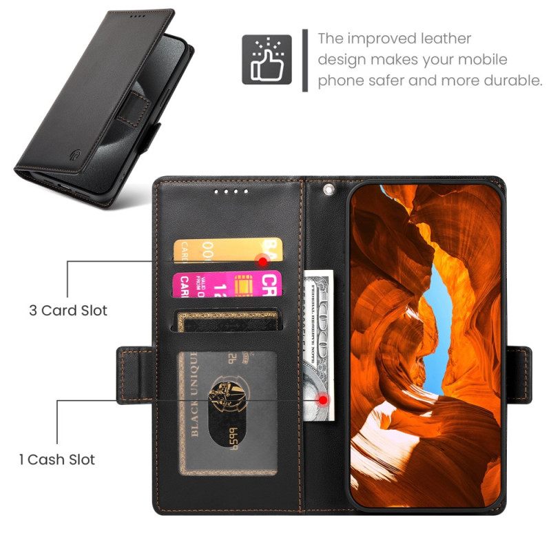 Δερματινη Θηκη Google Pixel 10a Διπλό Κούμπωμα Σιλικόνης