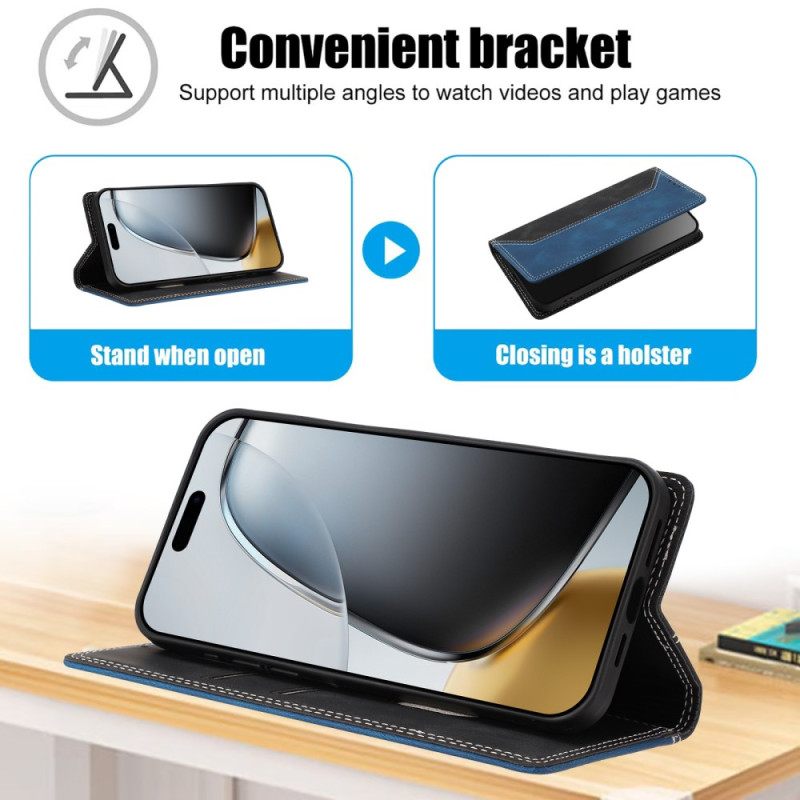 Δερματινη Θηκη Google Pixel 10a Δίχρωμο Rfid Blocking