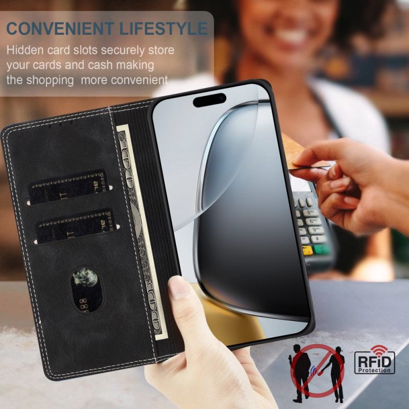 Δερματινη Θηκη Google Pixel 10a Δίχρωμο Rfid Blocking