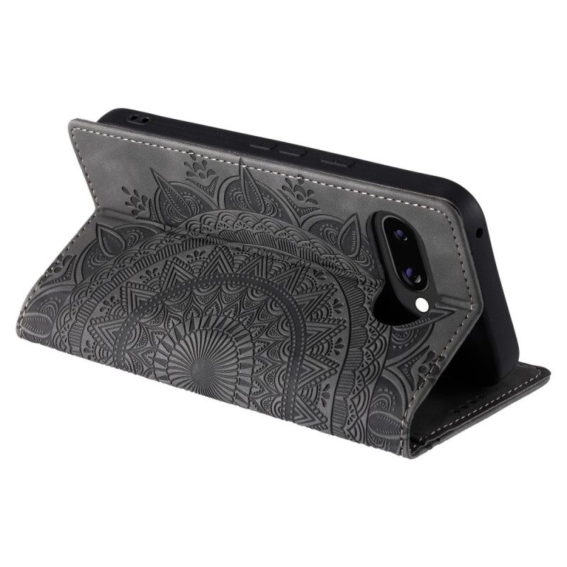 Δερματινη Θηκη Google Pixel 10a Εφέ Σουέτ Mandala