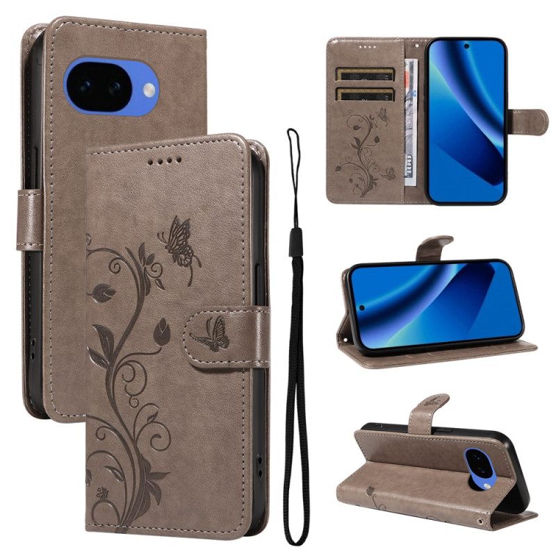 Δερματινη Θηκη Google Pixel 10a Λουλουδάτο Σχέδιο