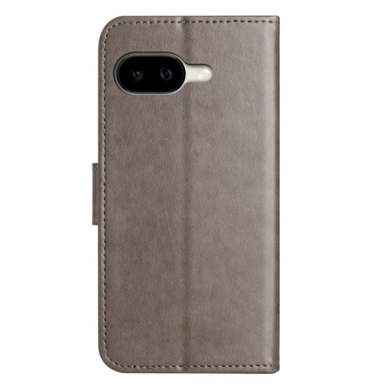 Δερματινη Θηκη Google Pixel 10a Μοτίβο Με Λουλούδια Σιλικόνης