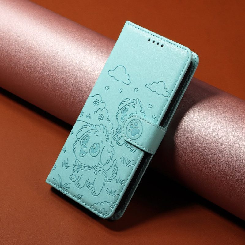 Δερματινη Θηκη Google Pixel 10a Προστασία Rfid Και Σχέδιο Σκύλου