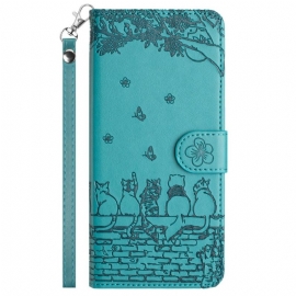 Δερματινη Θηκη Google Pixel 10a Σχέδιο Γάτας Σιλικόνης