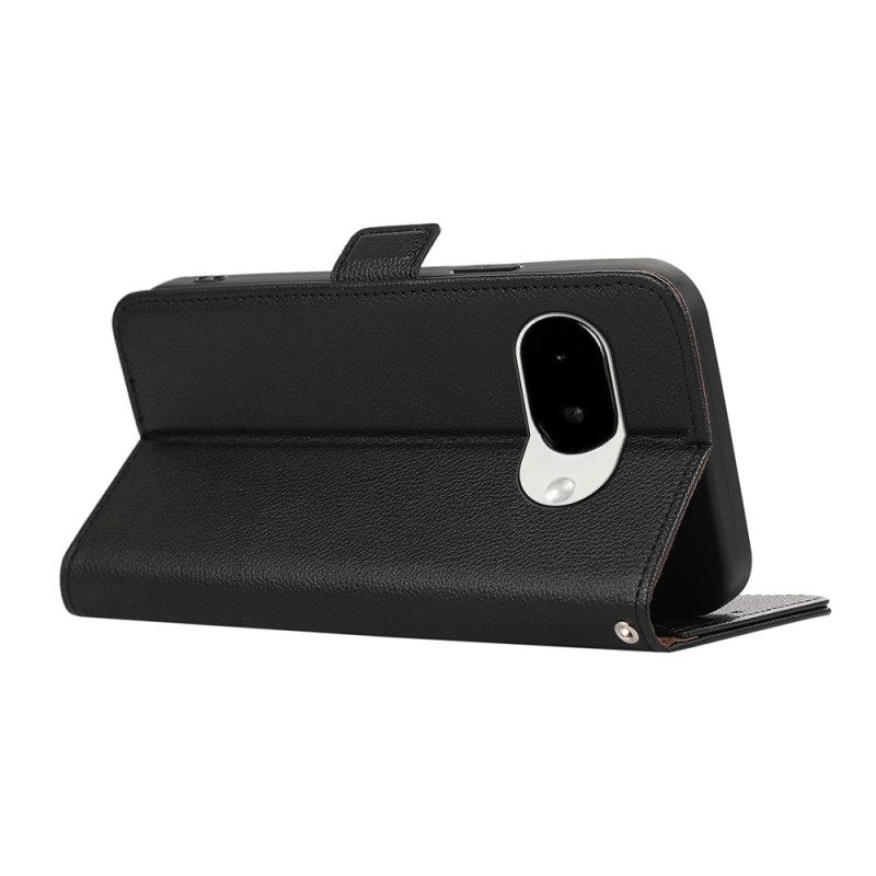 Δερματινη Θηκη Google Pixel 10a Υφή Λίτσι Abeel Σιλικόνης