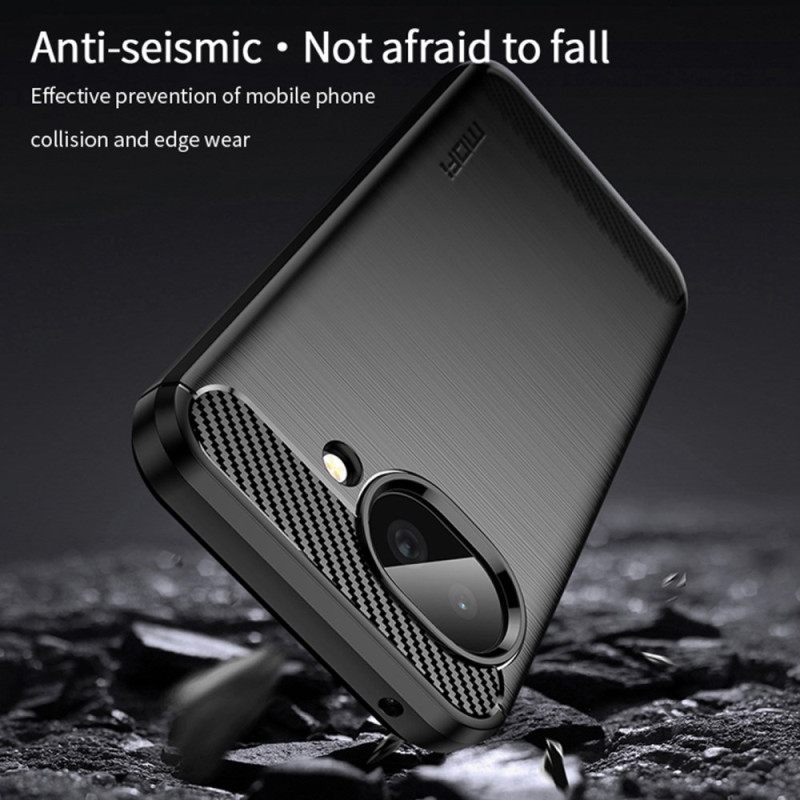 Κάλυμμα Google Pixel 10a Βουρτσισμένο Ανθρακονήματα