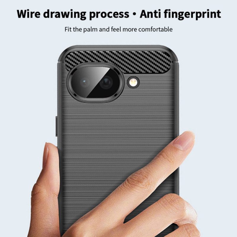 Κάλυμμα Google Pixel 10a Βουρτσισμένο Ανθρακονήματα