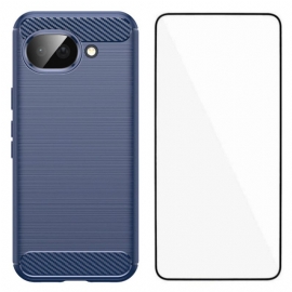 Κάλυμμα Google Pixel 10a Ίνες Άνθρακα Με Προστατευτικό Οθόνης