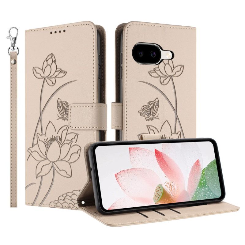 Θηκη Κινητου Google Pixel 10a Λουράκι Με Μοτίβο Λωτού