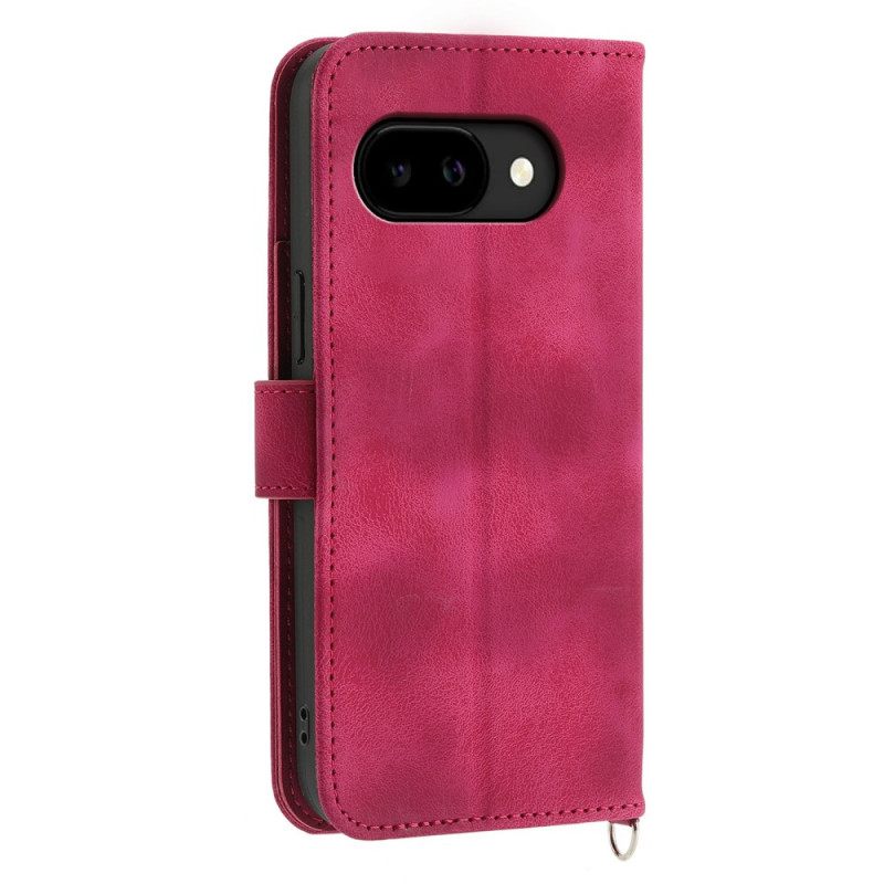 Θηκη Κινητου Google Pixel 10a Θήκες Κινητών Εφέ Σουέτ Μάνταλα Με Λουράκι Ώμου