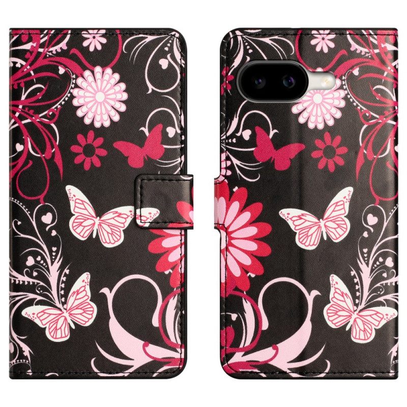 Θηκη Κινητου Google Pixel 10a Θήκες Κινητών Πεταλούδες Σε Μαύρο Φόντο