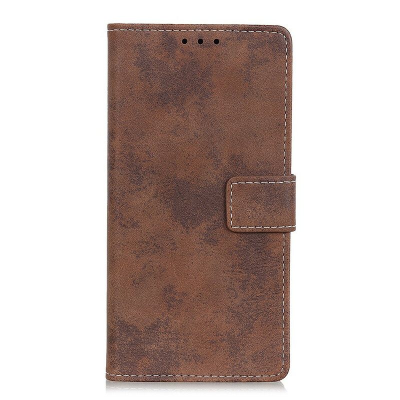 Κάλυμμα Alcatel 1S / 3L (2020) Vintage Faux Δέρμα