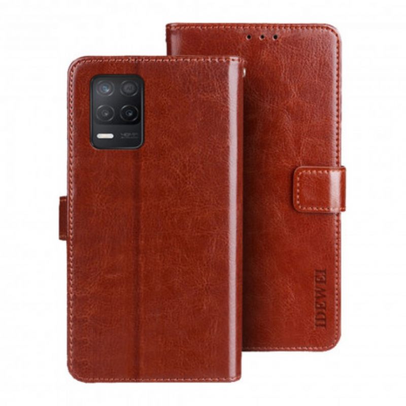 δερματινη θηκη Realme 8 5G Απομίμηση Δέρματος Idewei