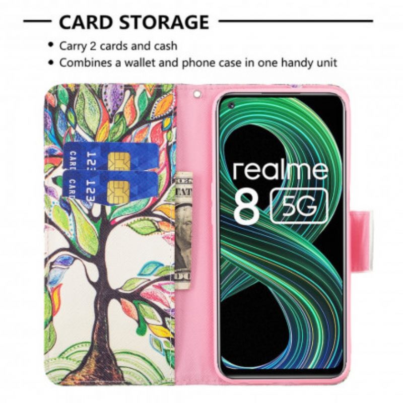 Κάλυμμα Realme 8 5G Έγχρωμο Δέντρο