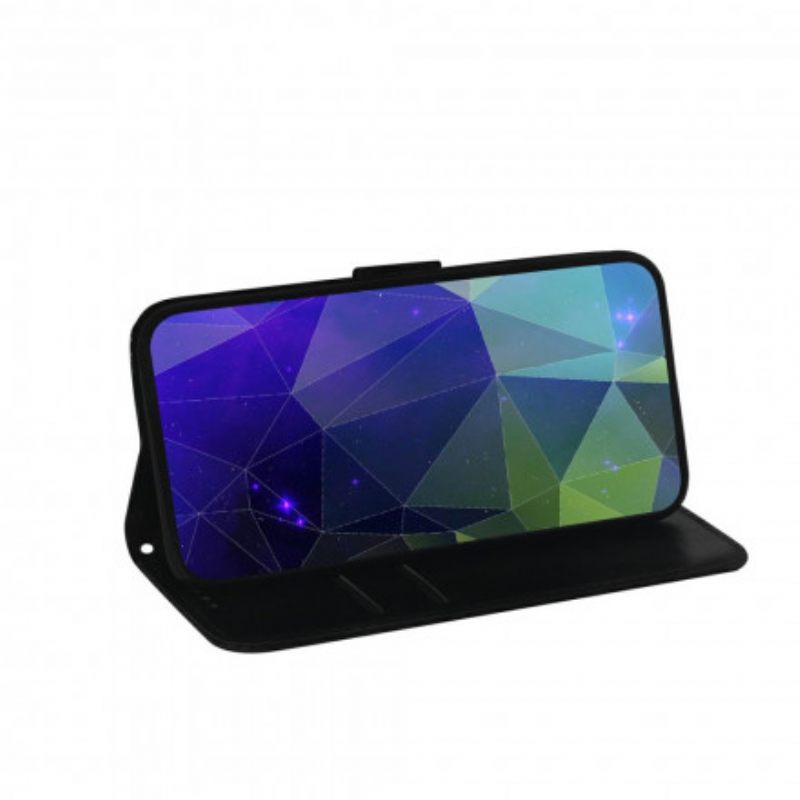 Κάλυμμα Realme 8 5G Κάλυμμα Καθρέφτη Από Συνθετικό Δέρμα