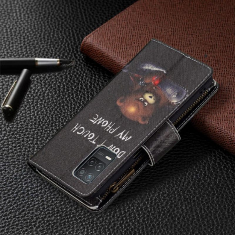 Κάλυμμα Realme 8 5G Τσέπη Με Φερμουάρ